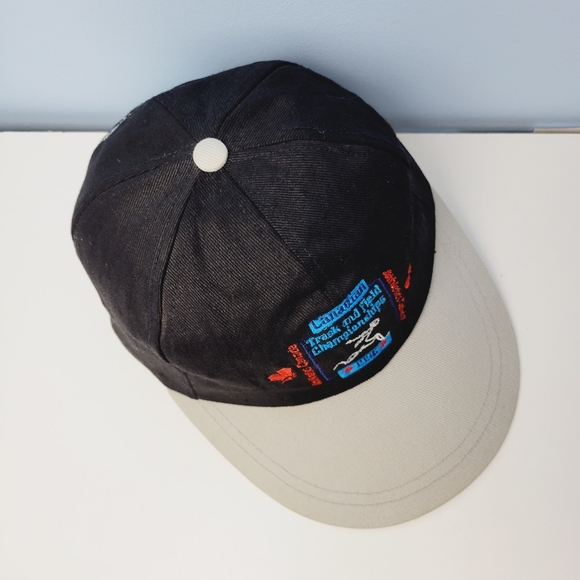 Canadian Track and Field Championships 1996 Baseball Cap Leather Stapback Hat - Picture 5 of 13